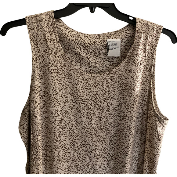 Women's Dress Size 18W Sleeveless Animal Print Giraffe Design Spotted - Picture 9 of 10